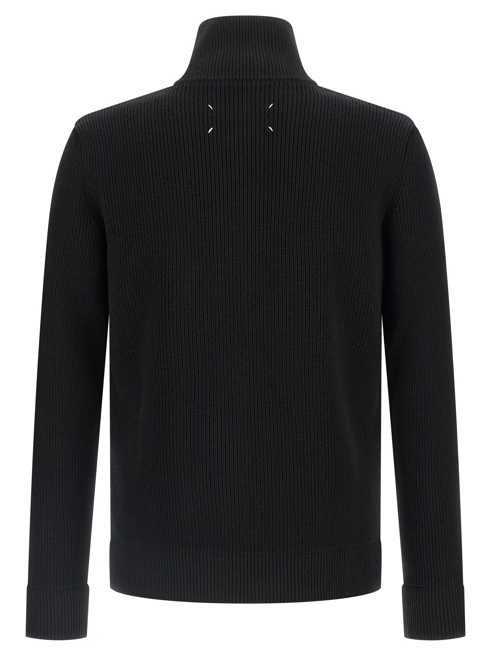 Black Cotton Cardigan