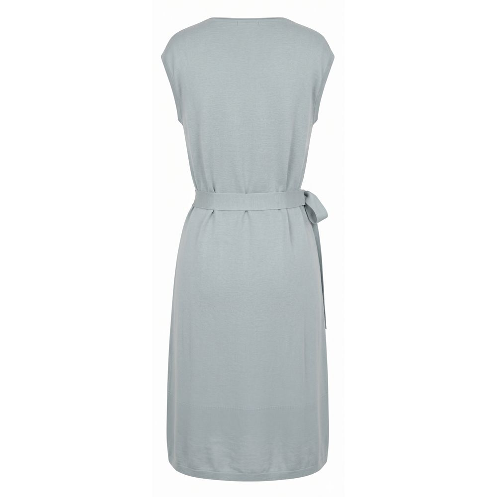 Grey Silk Women Dress