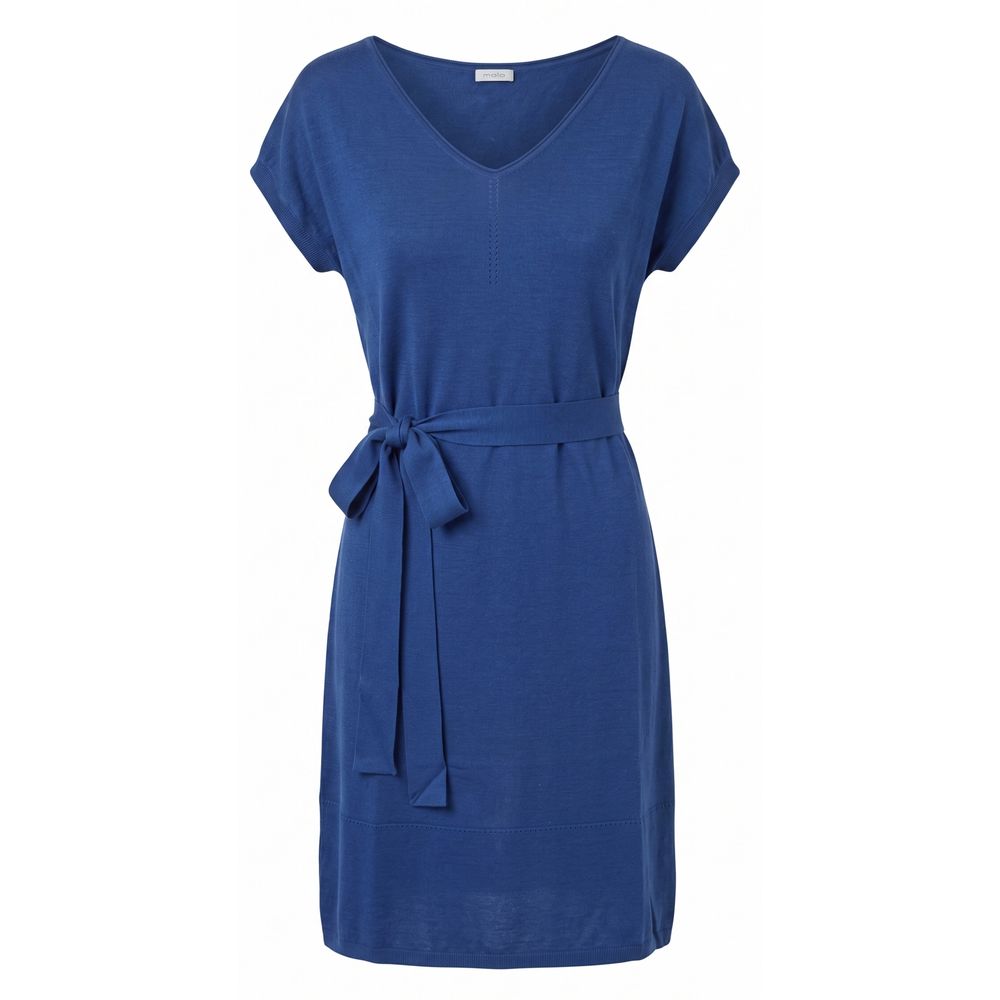 Blue Silk Women Dress
