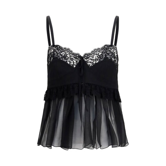 Black Silk Blouse