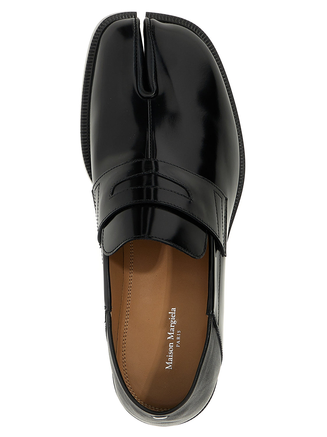 Black Calfskin Slip-On Loafers