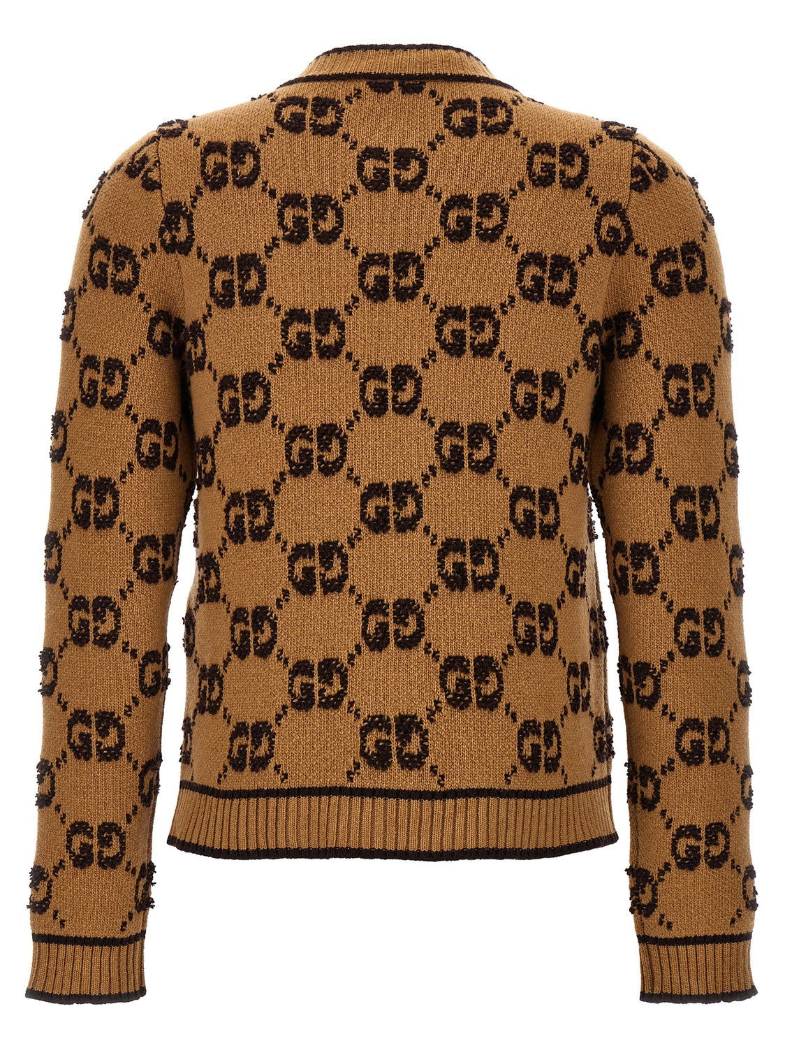 Beige Wool Cardigan