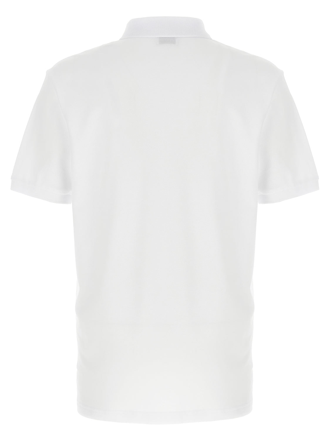 White Cotton Polo Shirt