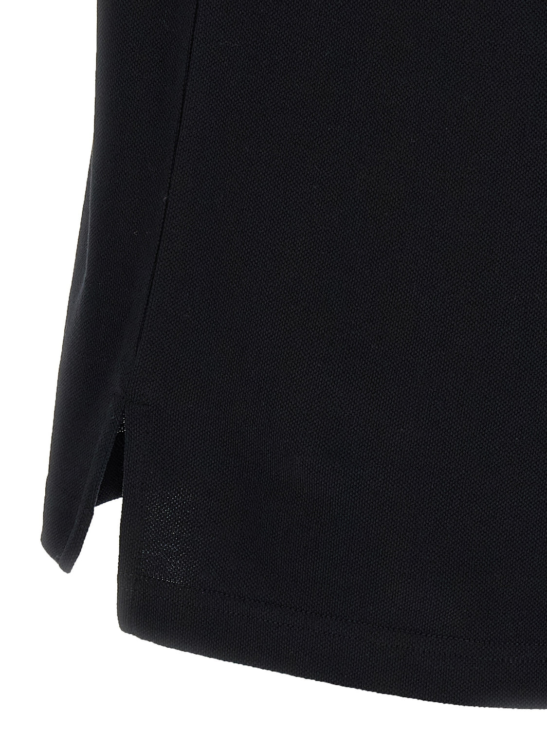 Black Cotton Polo Shirt