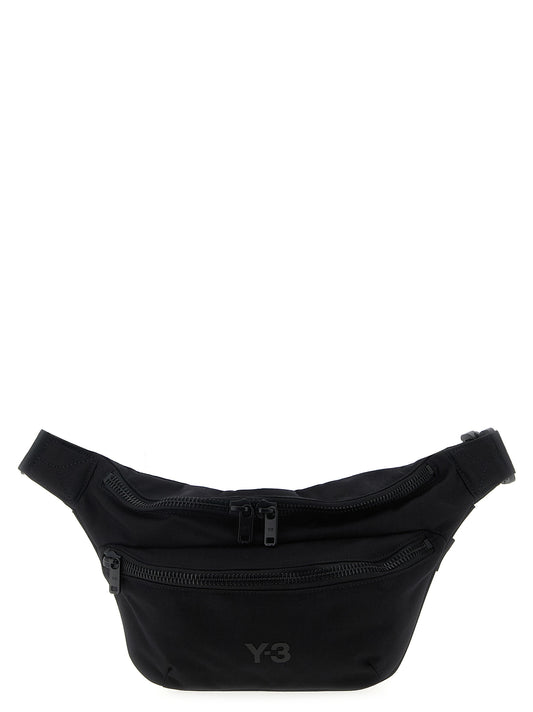 Black Polyamide Crossbody Bag
