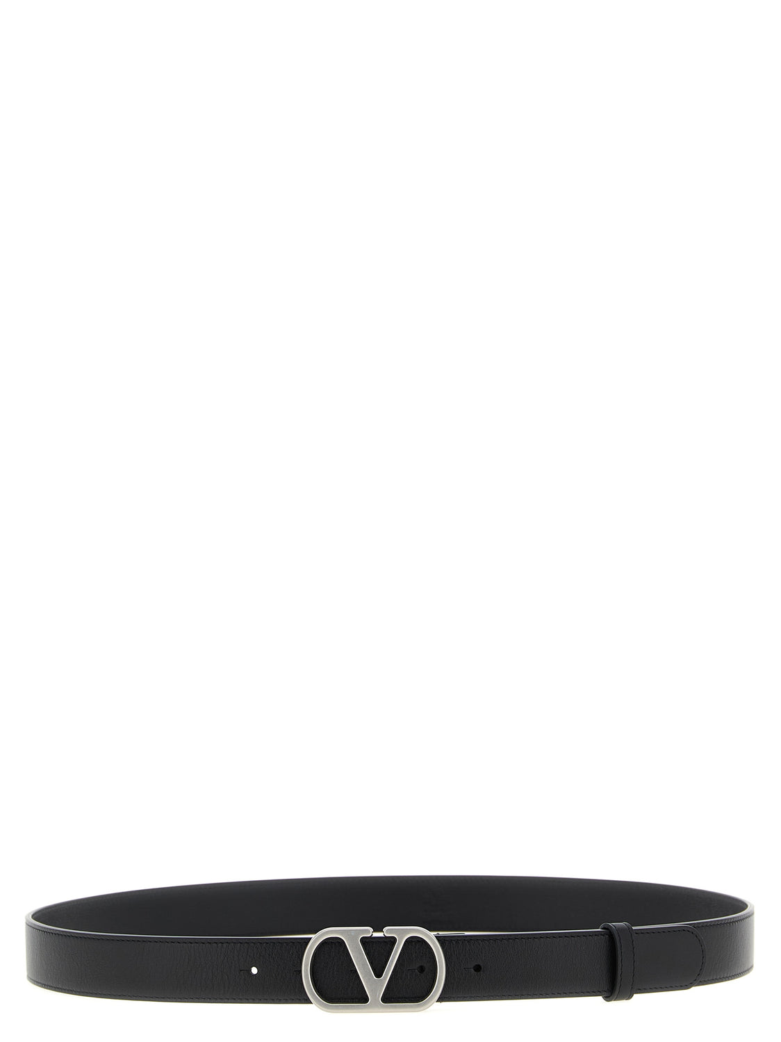 Black Calfskin Regular Belt