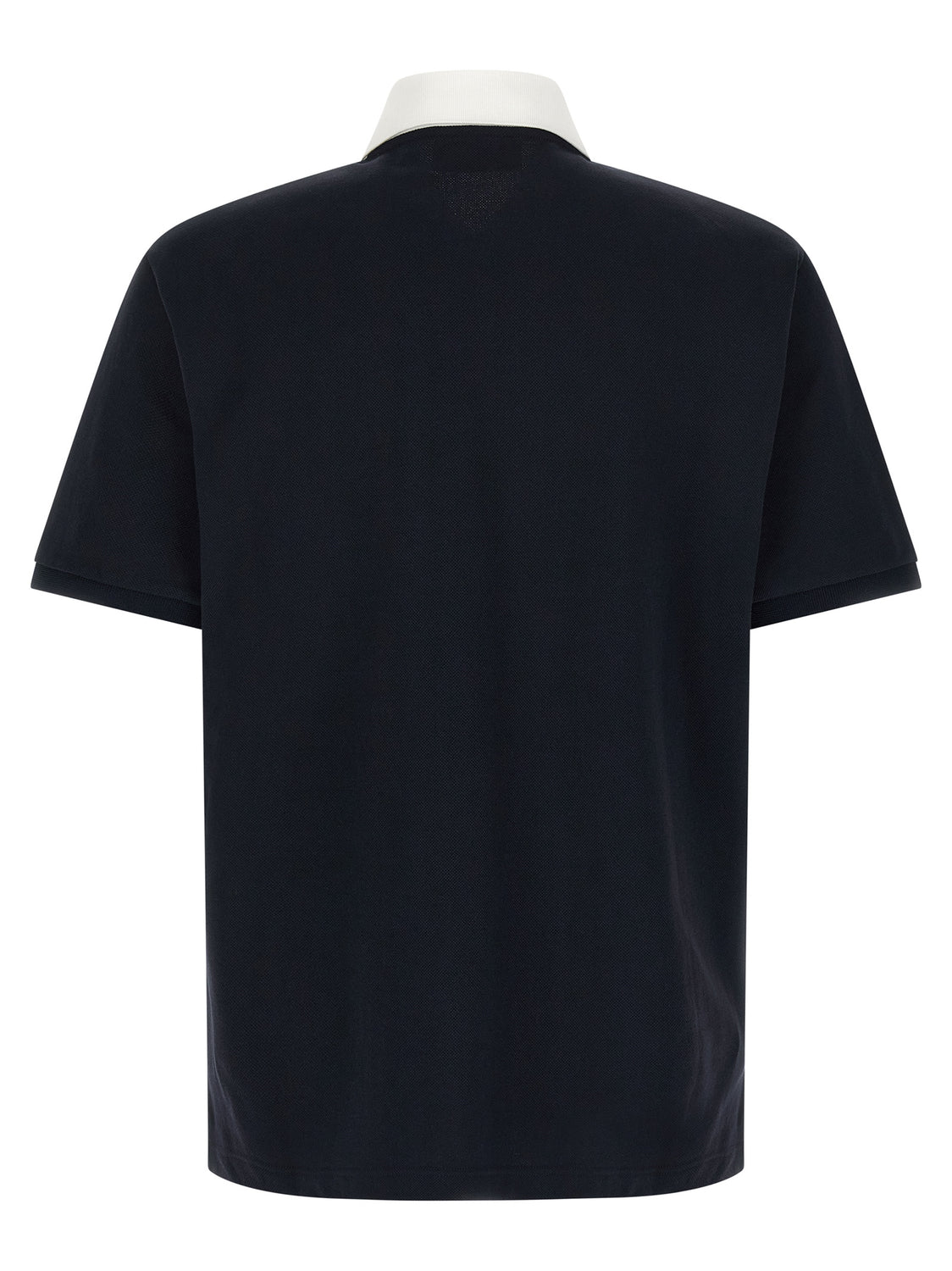Blue Cotton Polo Shirt