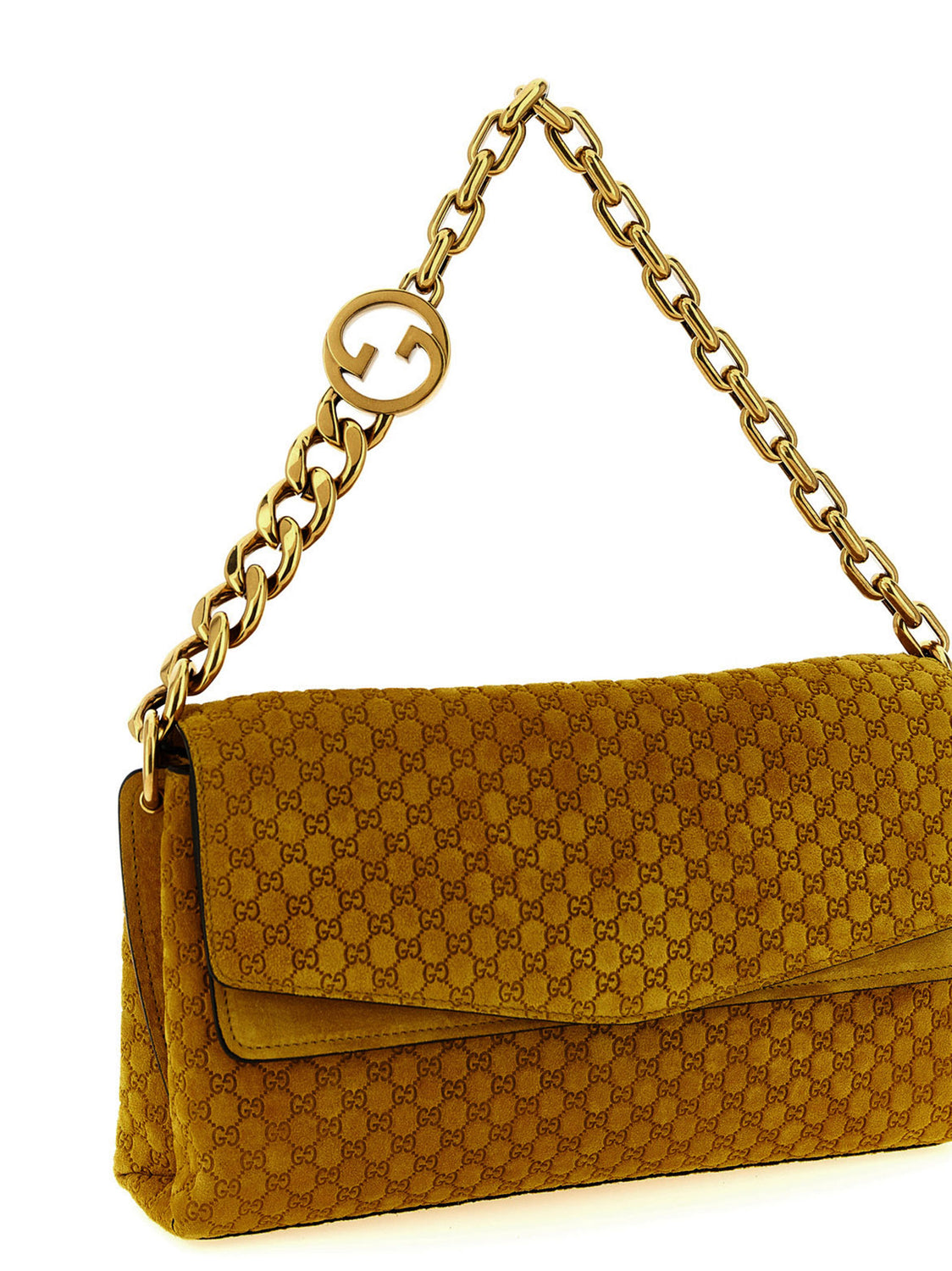 Bicolor Calfskin Shoulder Bag