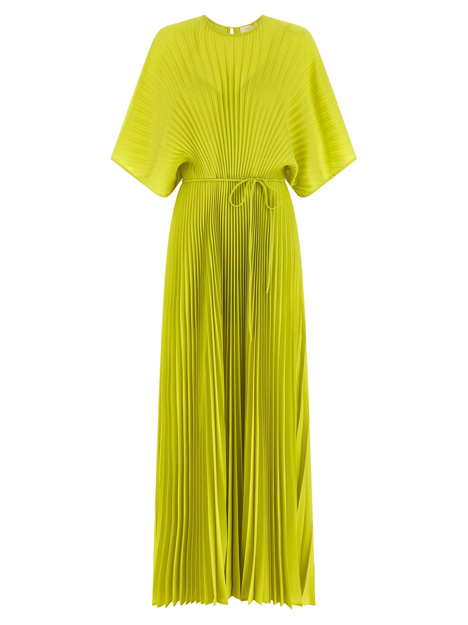 Bicolor Polyester Long Dress