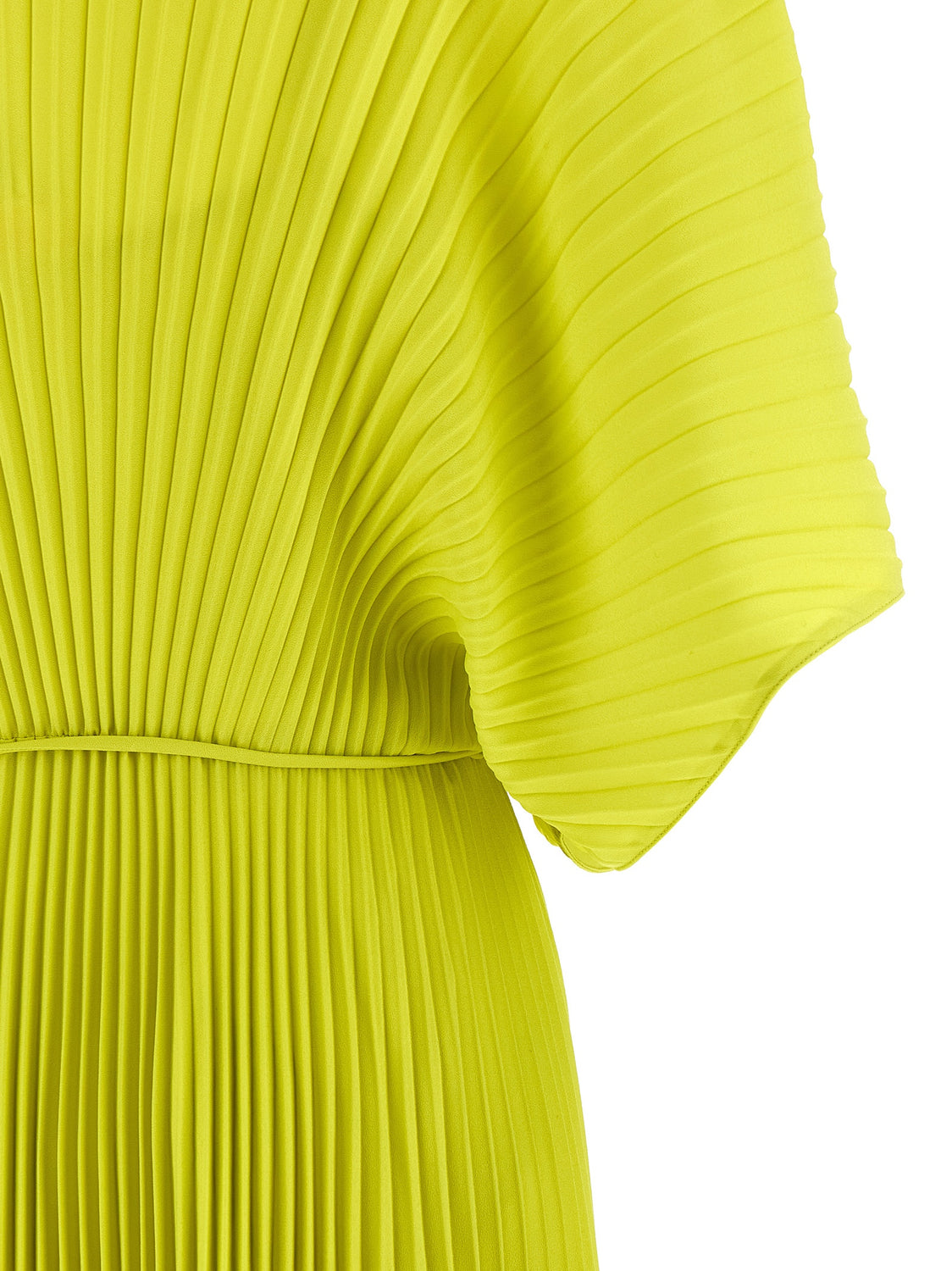 Bicolor Polyester Long Dress