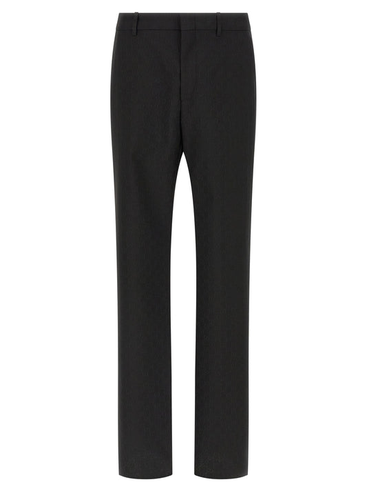 Black Polyester Dress Pants