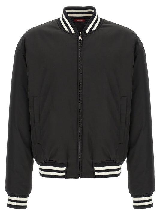 Bicolor Polyester Bomber