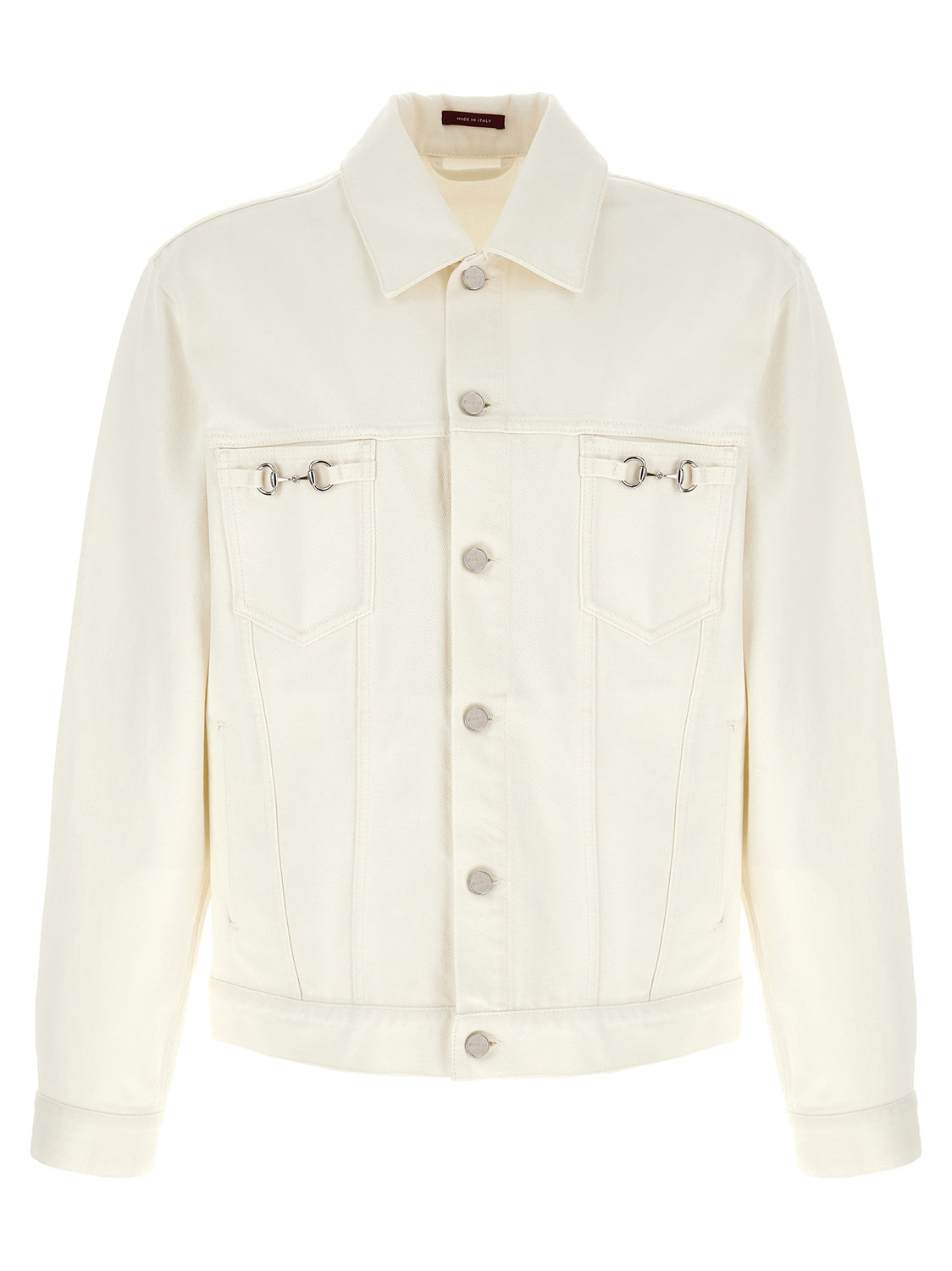 White Cotton Denim Jacket