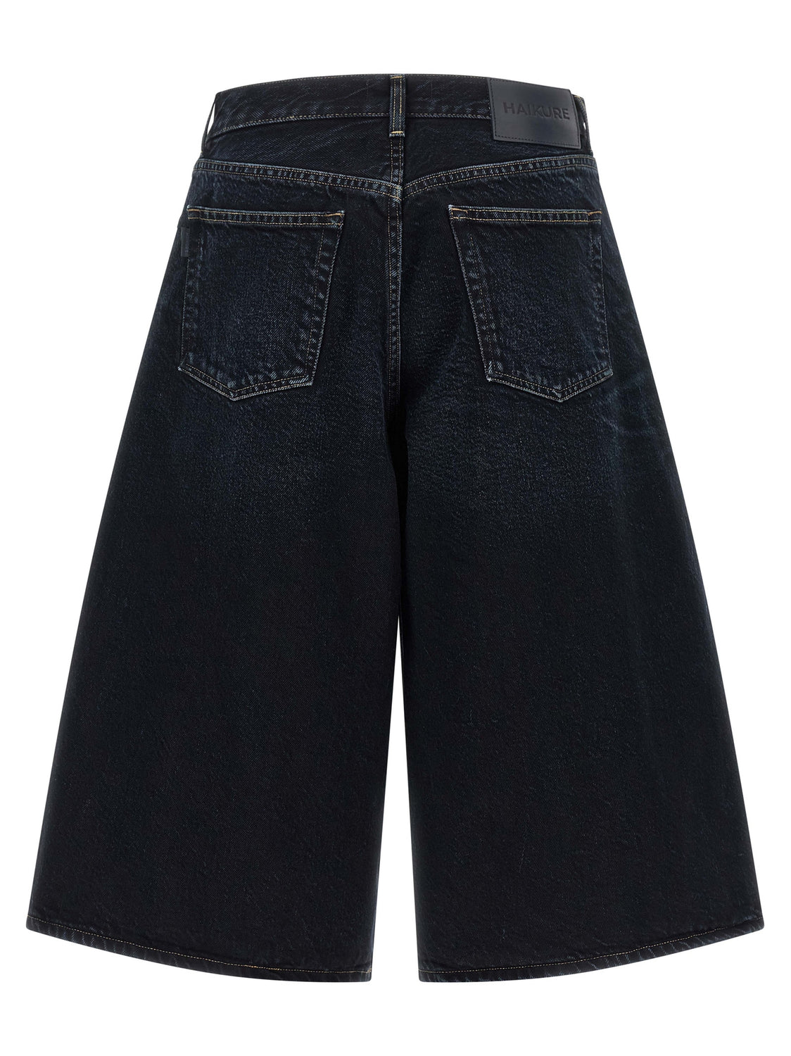 Blue Cotton Bermuda Shorts
