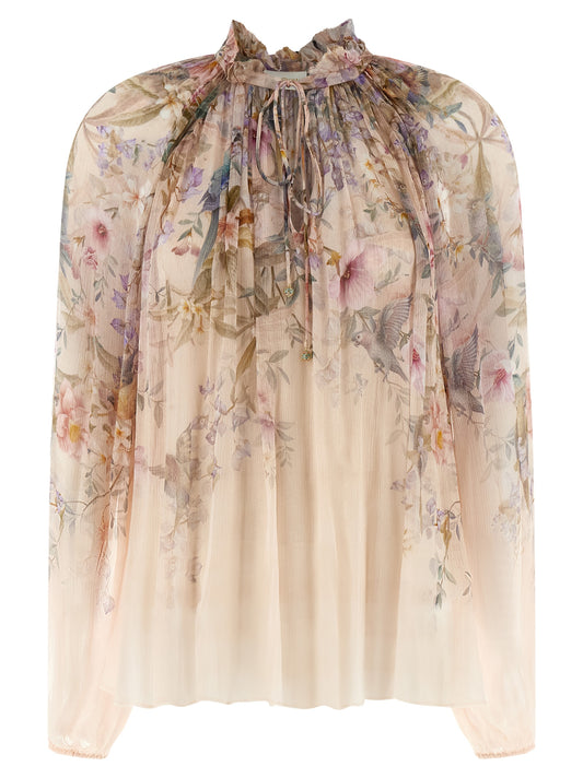 Multicolor Viscose Blouse