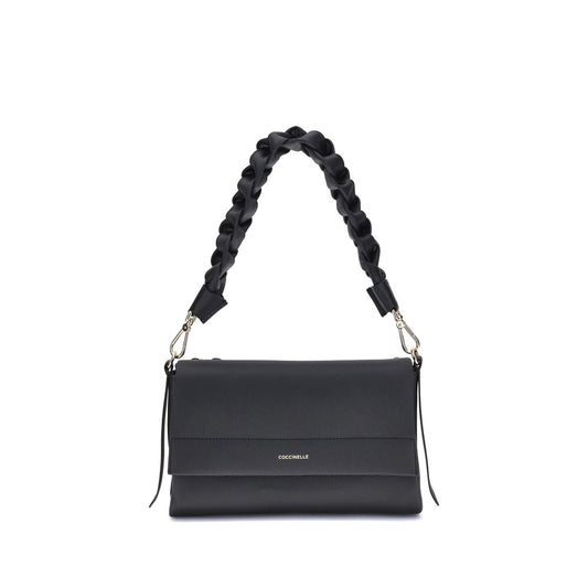 Black Calf Leather Bos Taurus Shoulder Bag