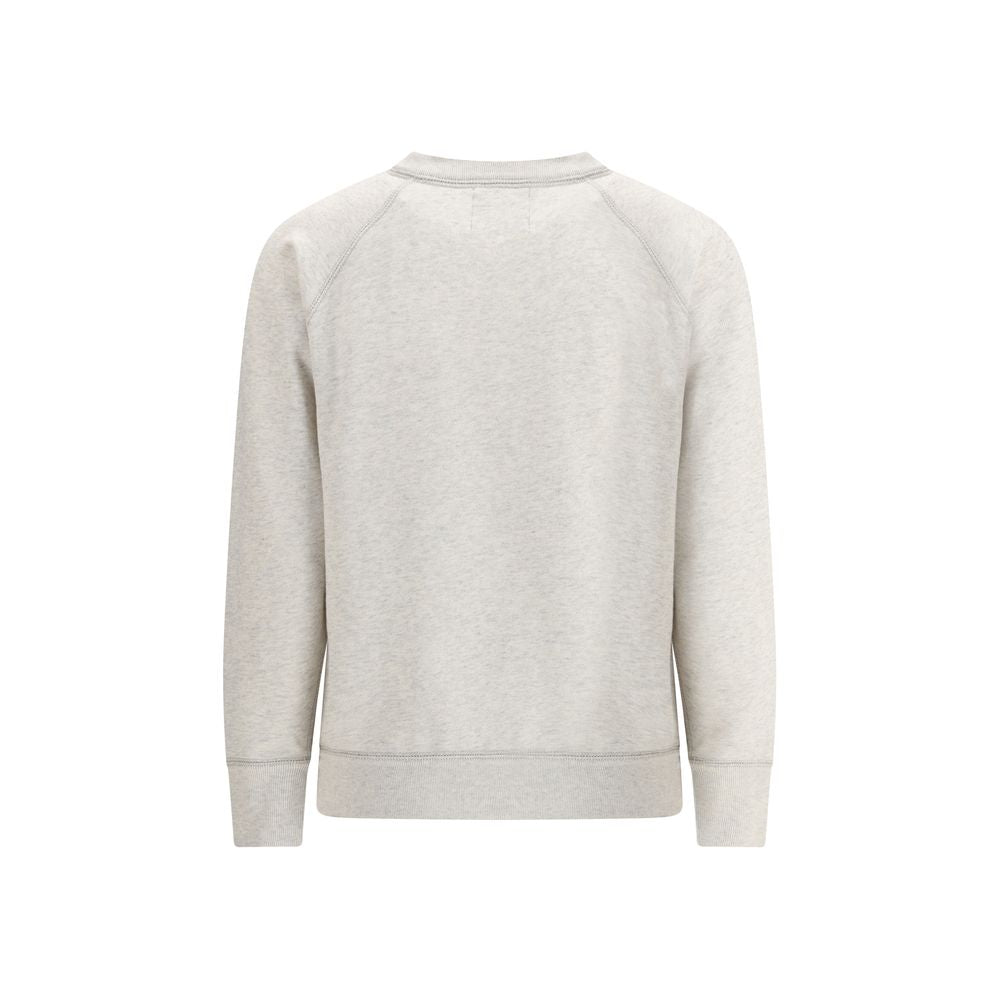 White Cotton Sweatshirt