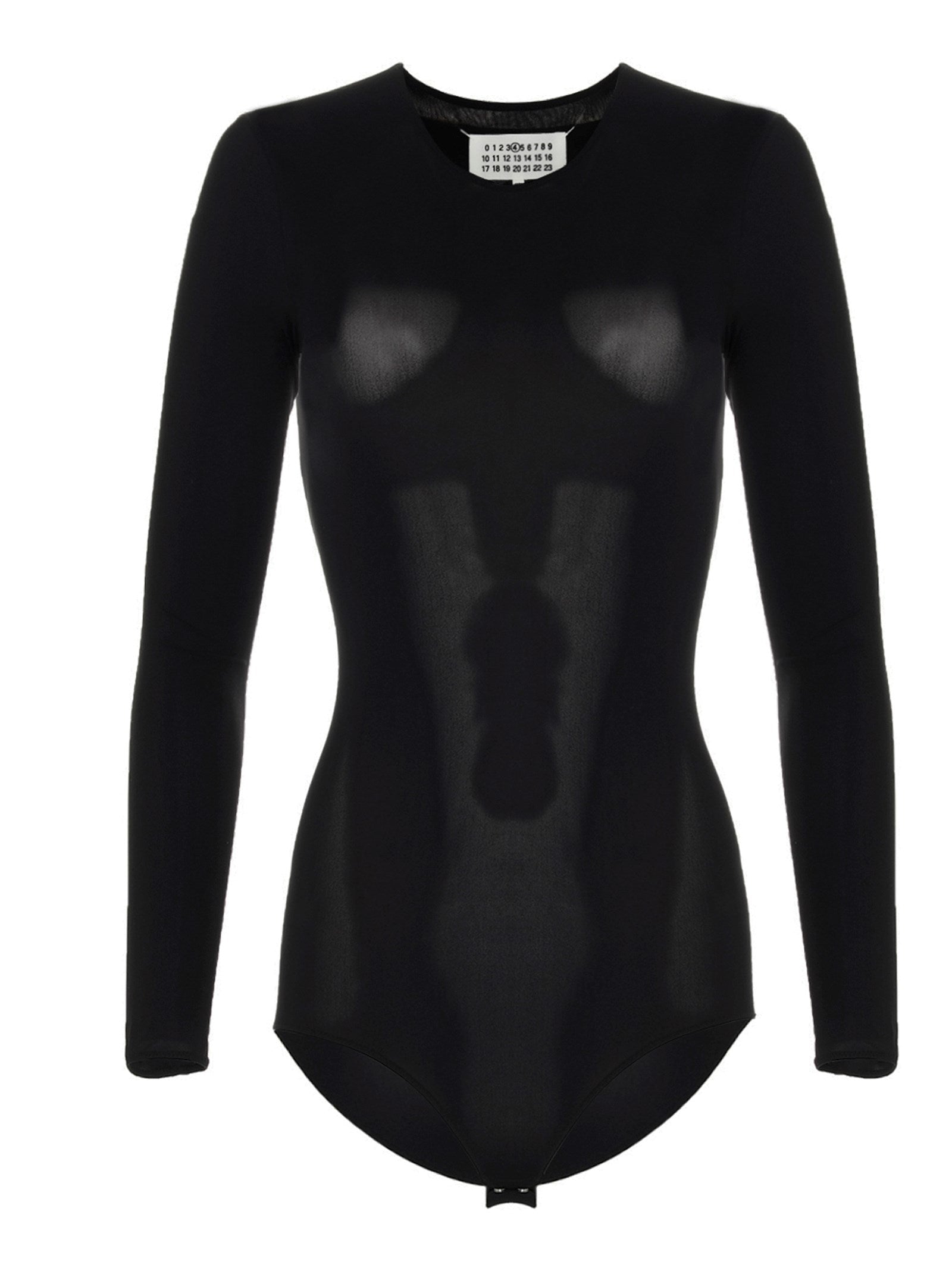 Black Polyamide Bodysuit