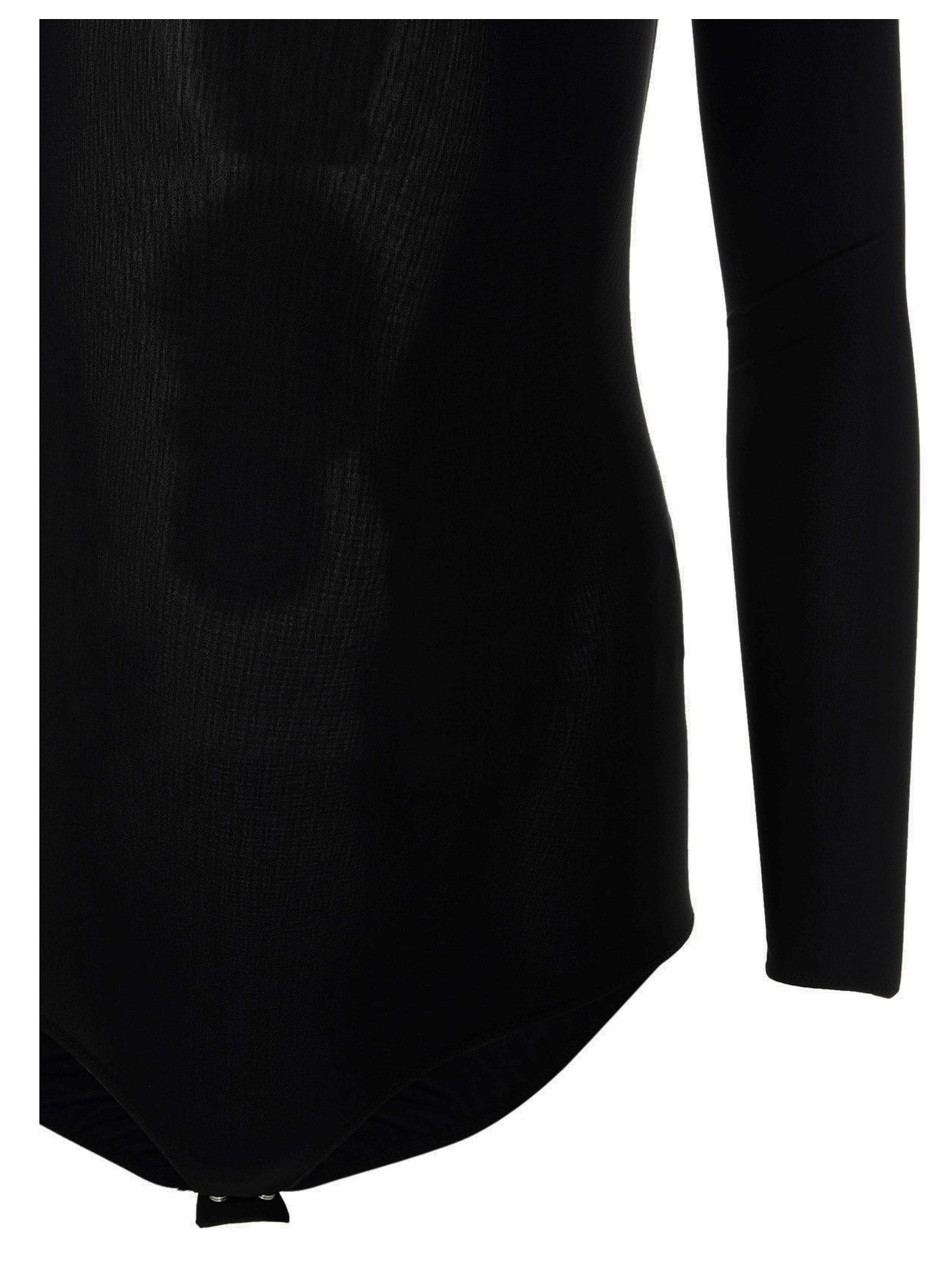 Black Polyamide Bodysuit