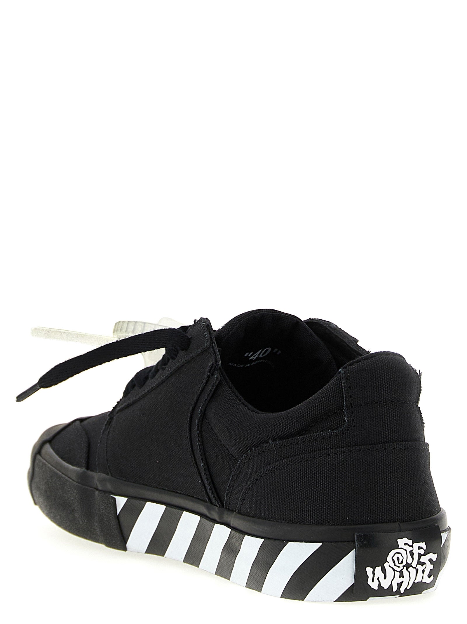 Bicolor Cotton Low Top Sneakers