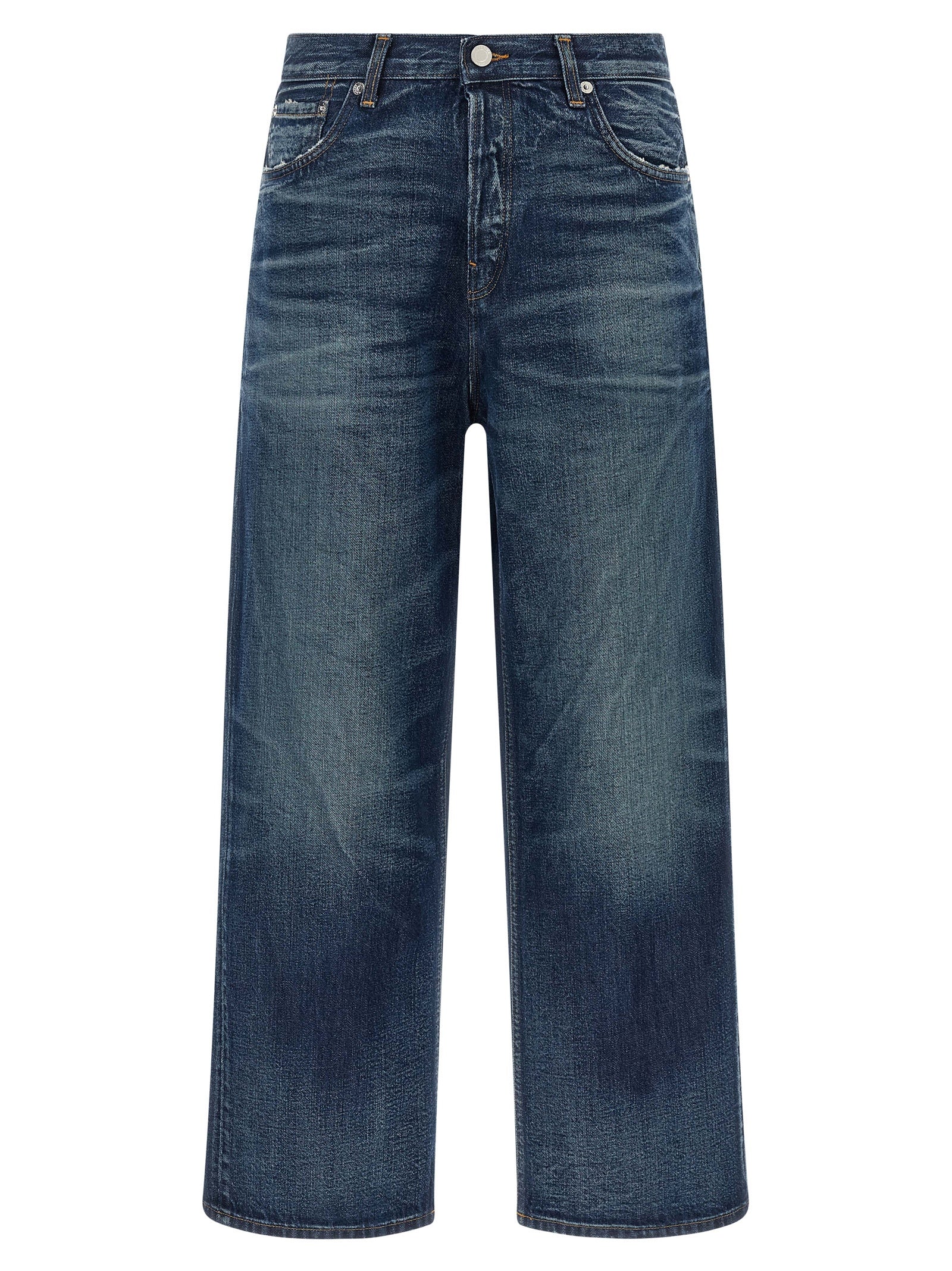 Blue Cotton Jeans Denim
