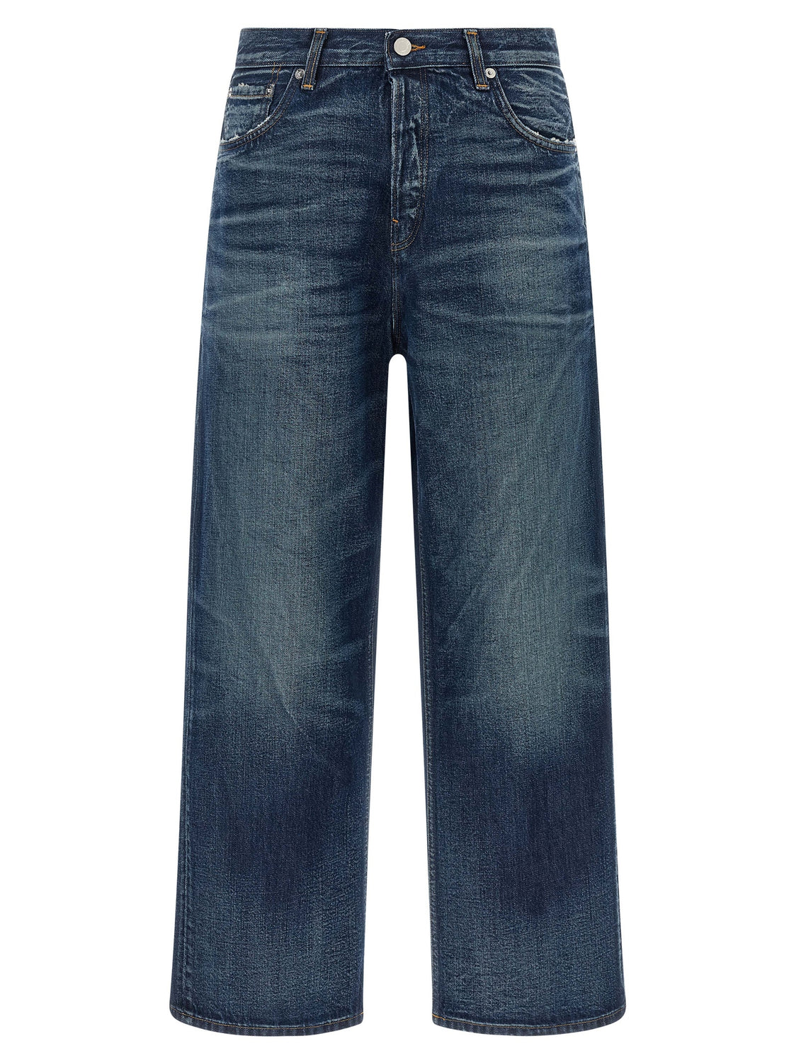 Blue Cotton Jeans Denim