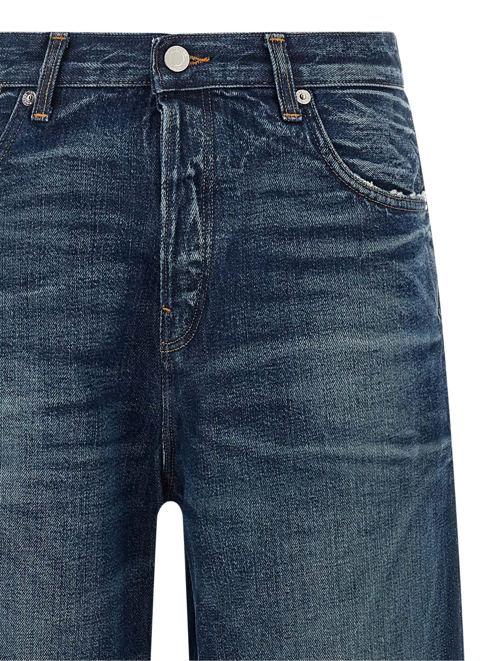 Blue Cotton Jeans Denim