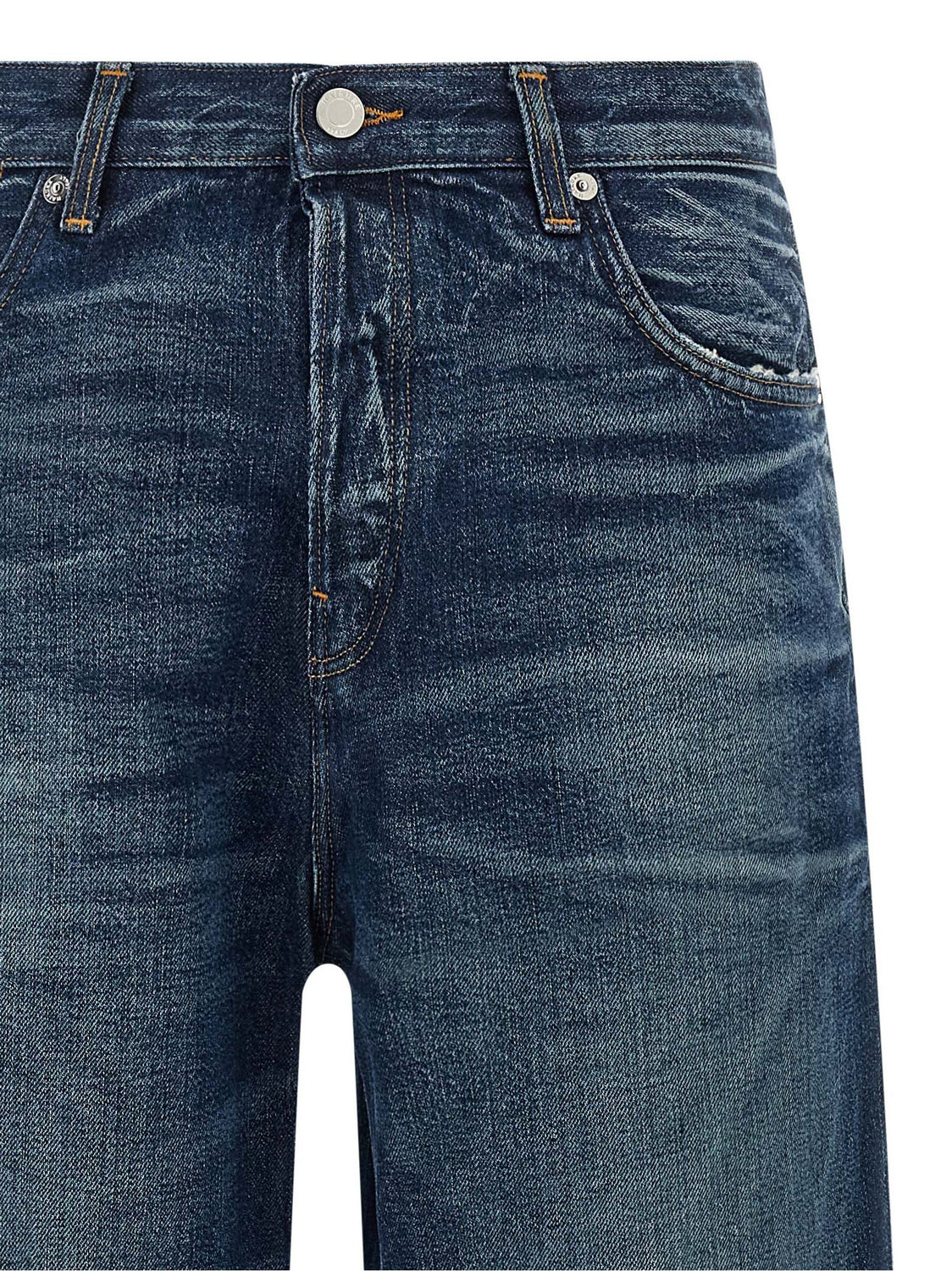 Blue Cotton Jeans Denim