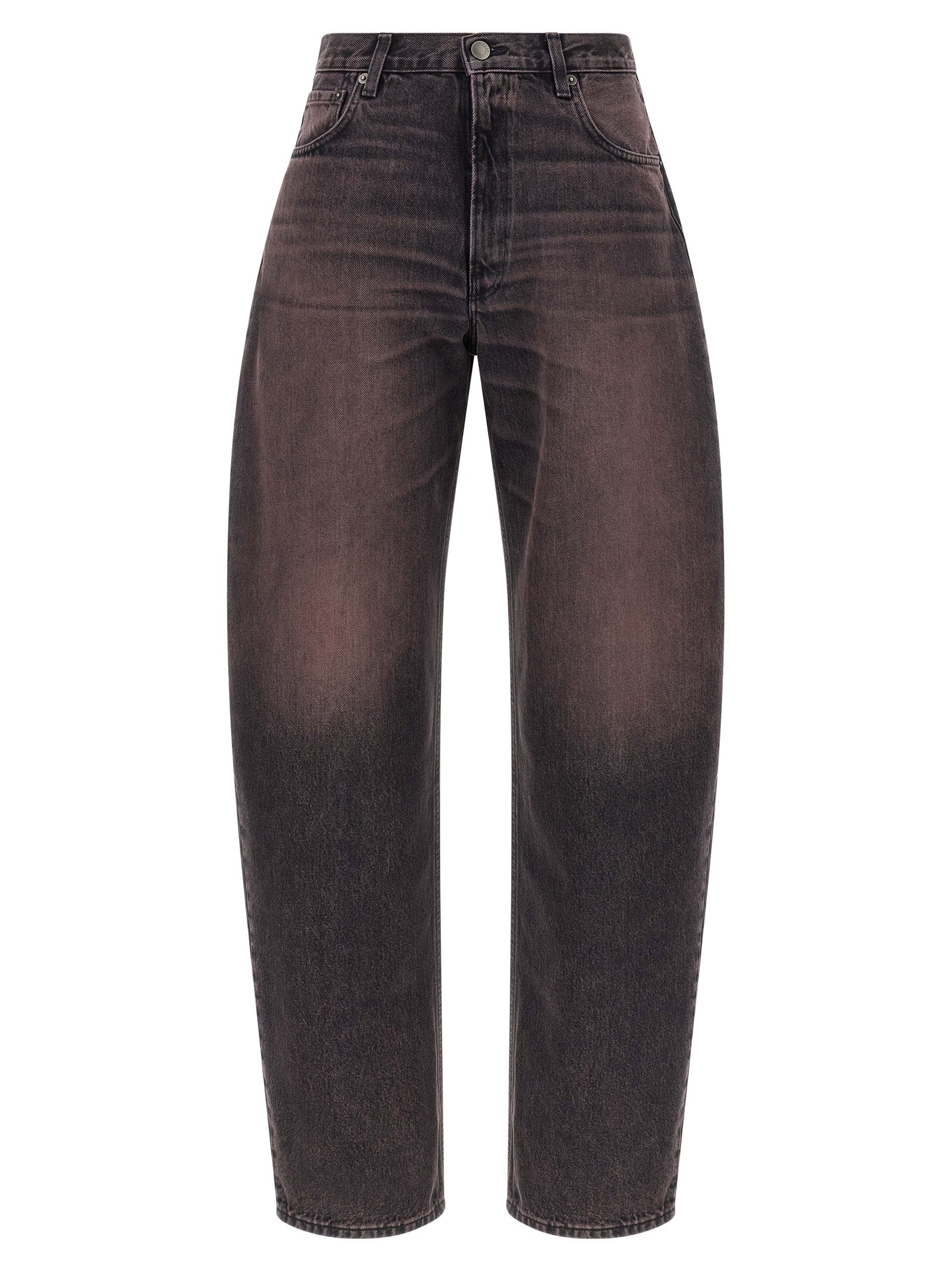 Multicolor Cotton High-Waisted Jean