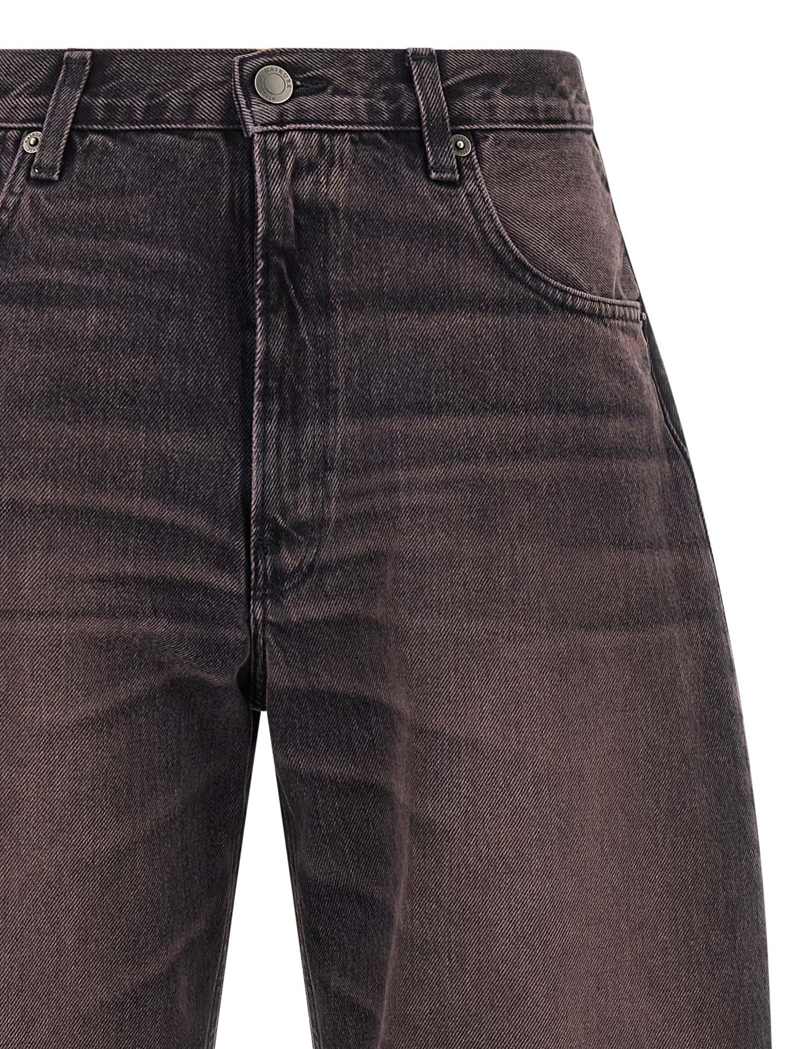 Multicolor Cotton High-Waisted Jean