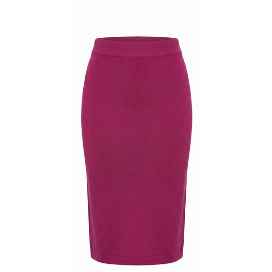 Purple Cotton Women Skirt