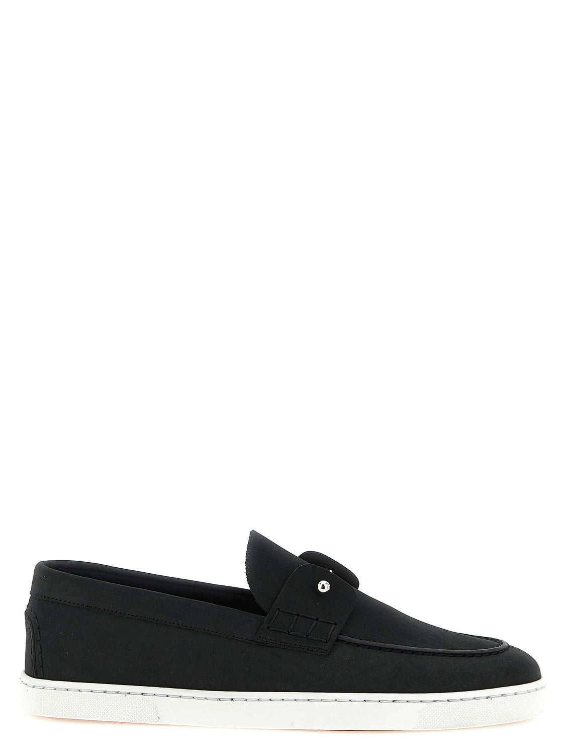 Black Calfskin Slip-On Loafers