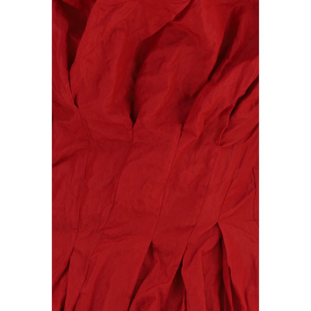 Multicolor Cotton Cocktail Dress