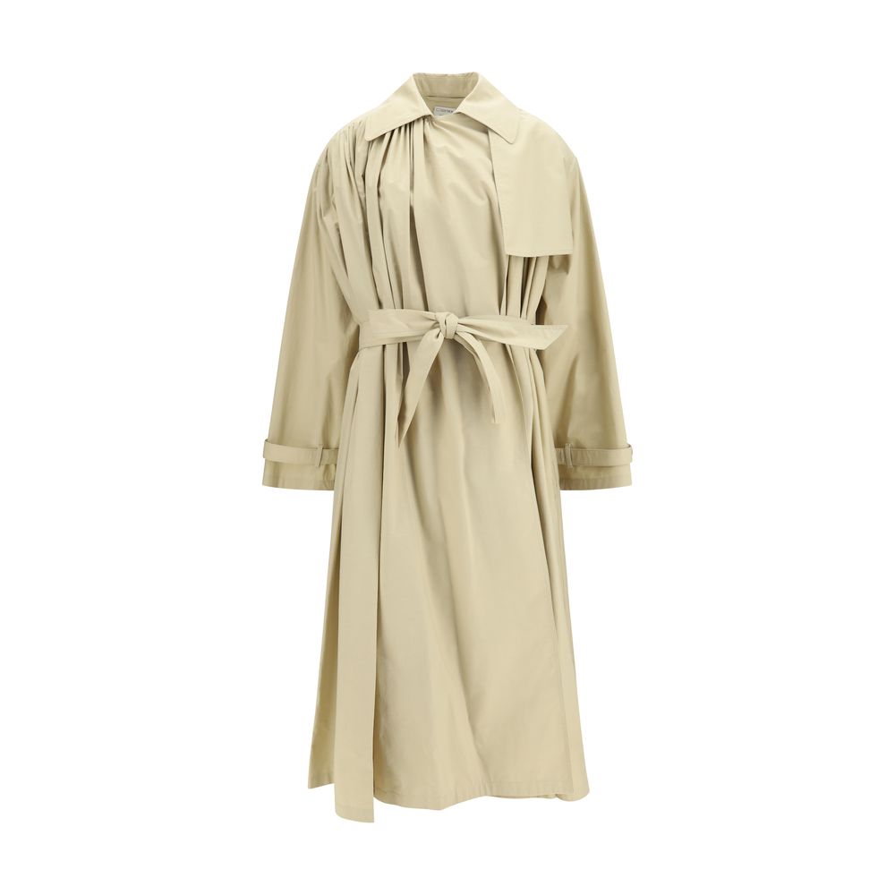 Beige Cotton Coat