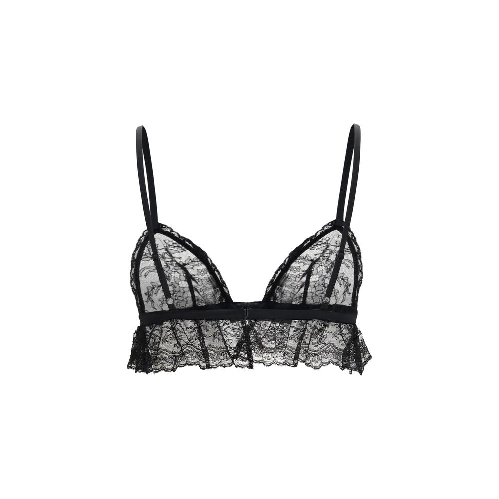 Black Cotton Bra
