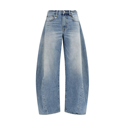 Blue Cotton Jeans Denim
