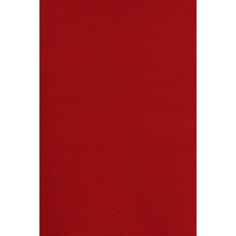 Red Wool Oves Aries Mini Skirt