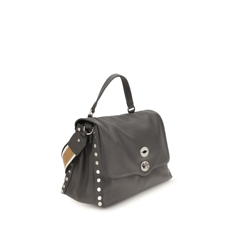 Gray Calf Leather Bos Taurus Shoulder Bag