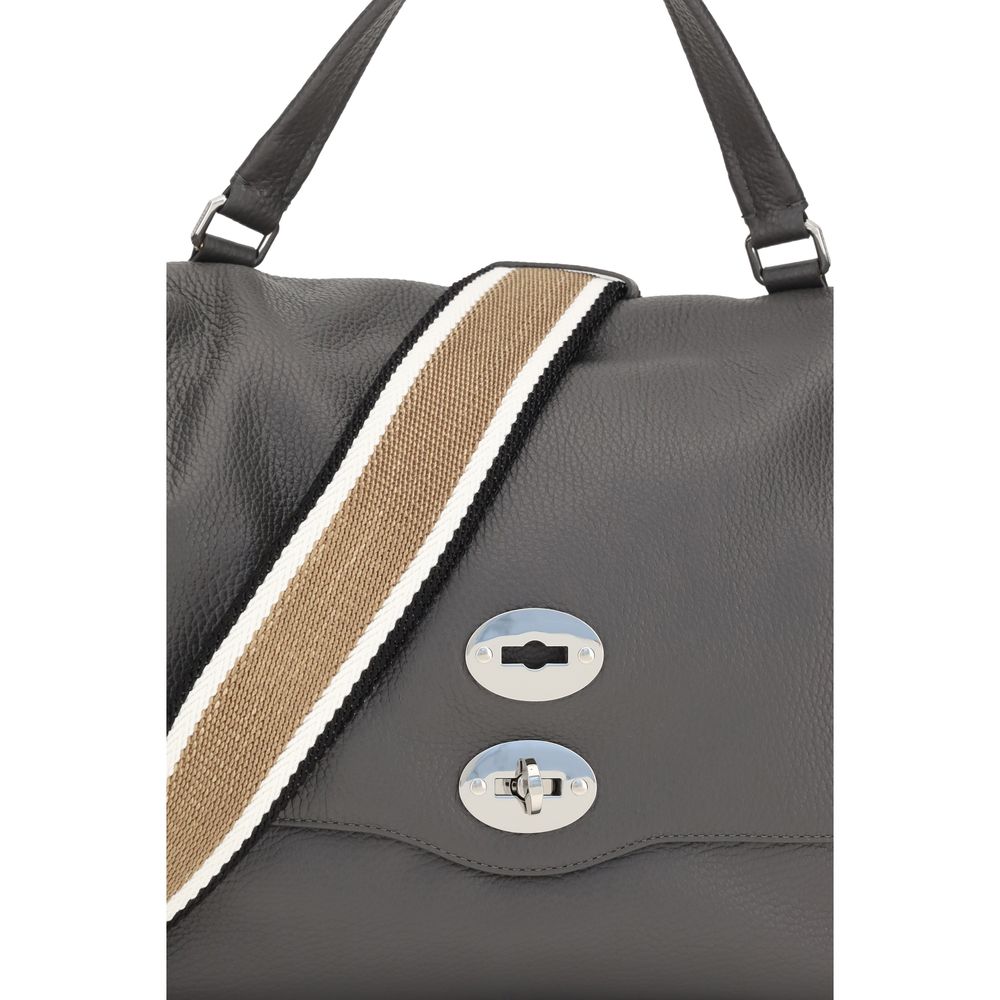 Gray Calf Leather Bos Taurus Shoulder Bag