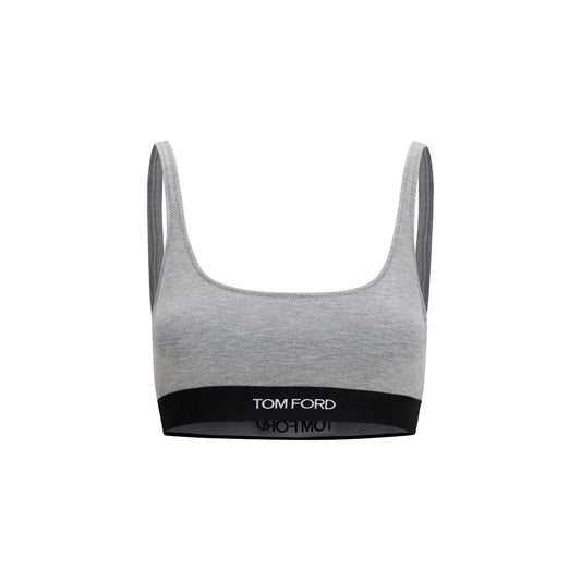 Gray Modal Sport Bra