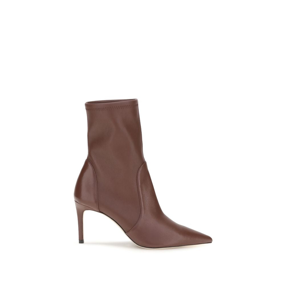 Brown Calf Leather Bos Taurus Ankle Boots