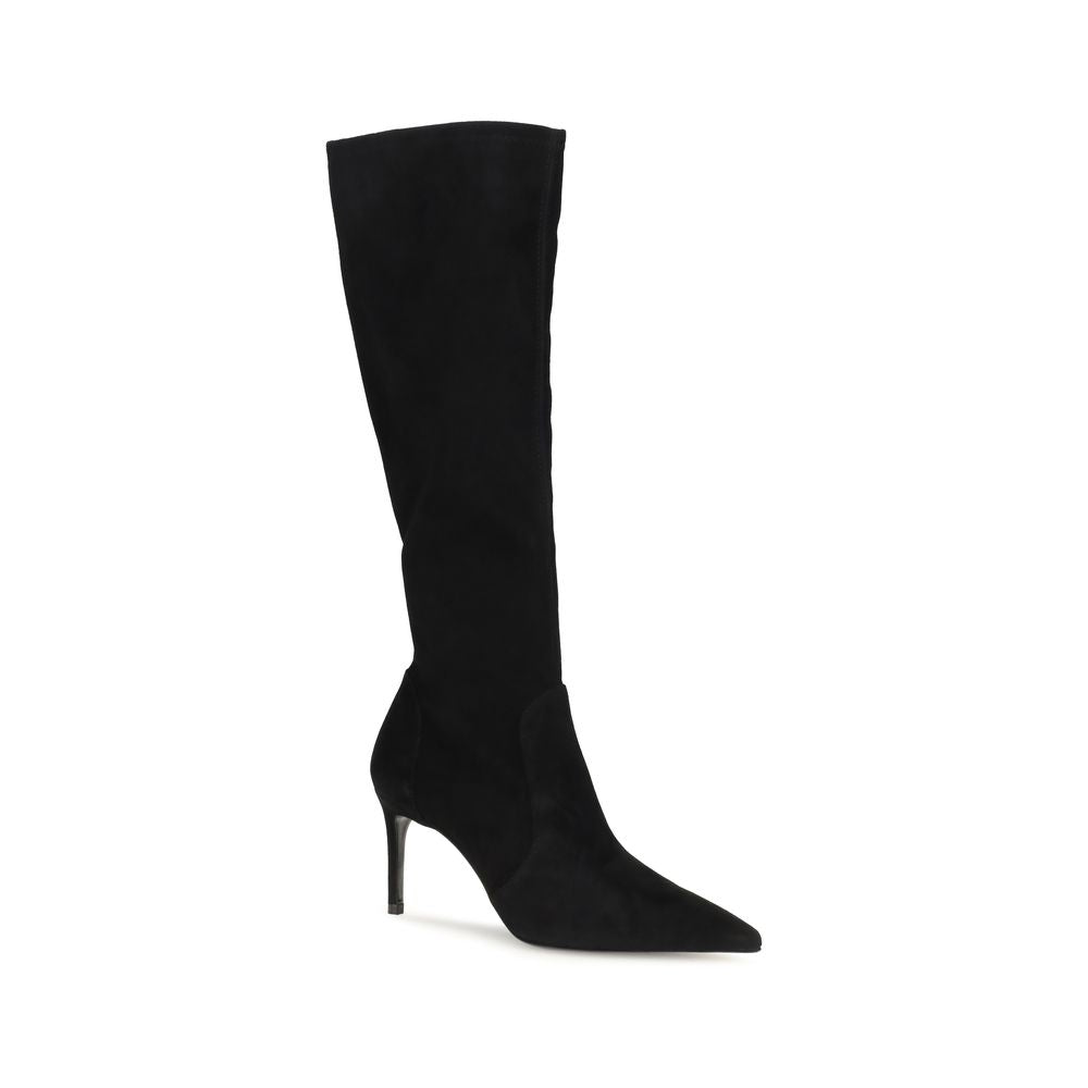 Black Calf Leather Bos Taurus Boots