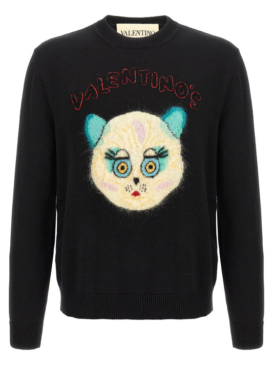 Black Cotton Cardigan
