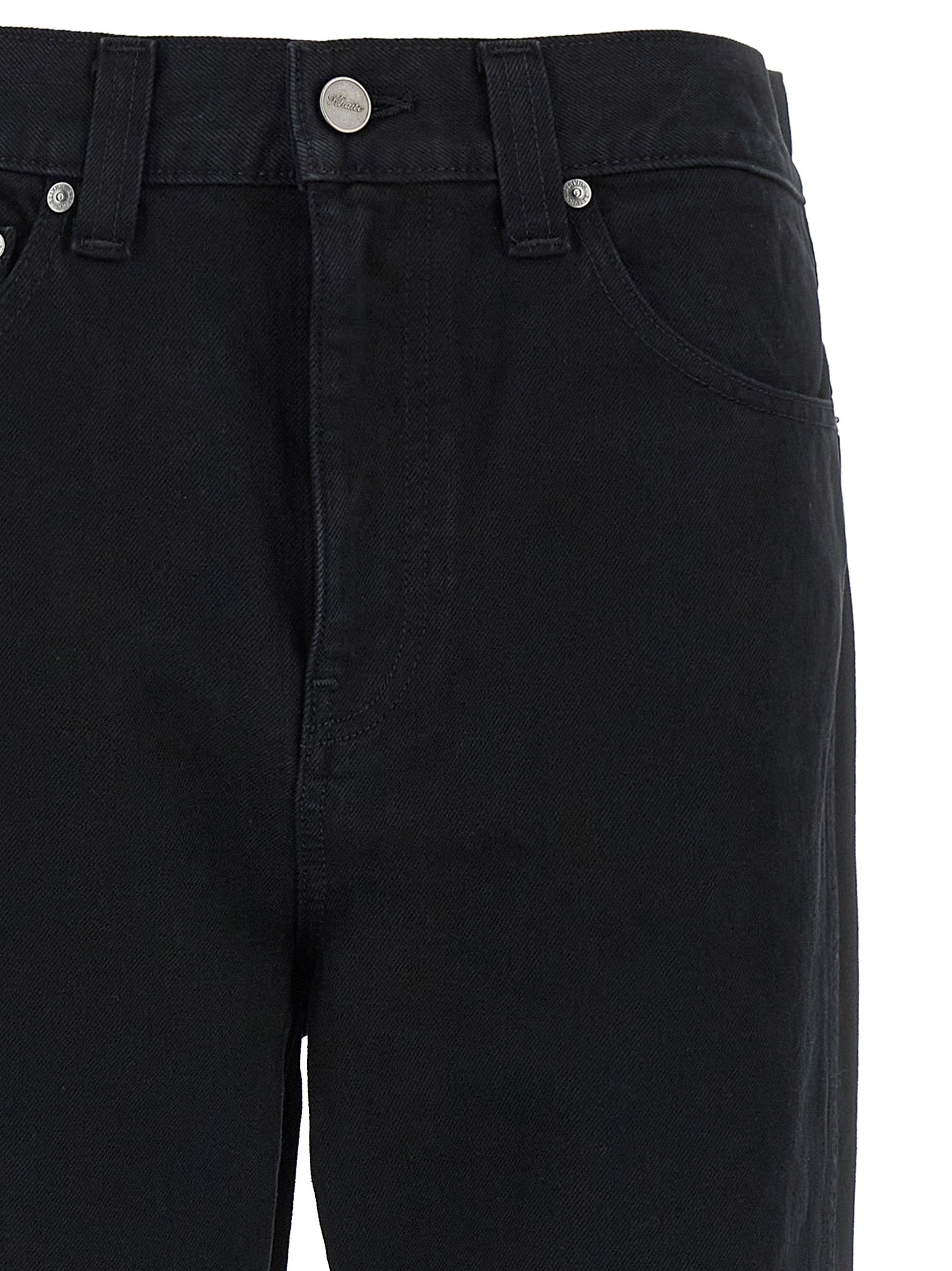 Black Cotton Jeans Denim