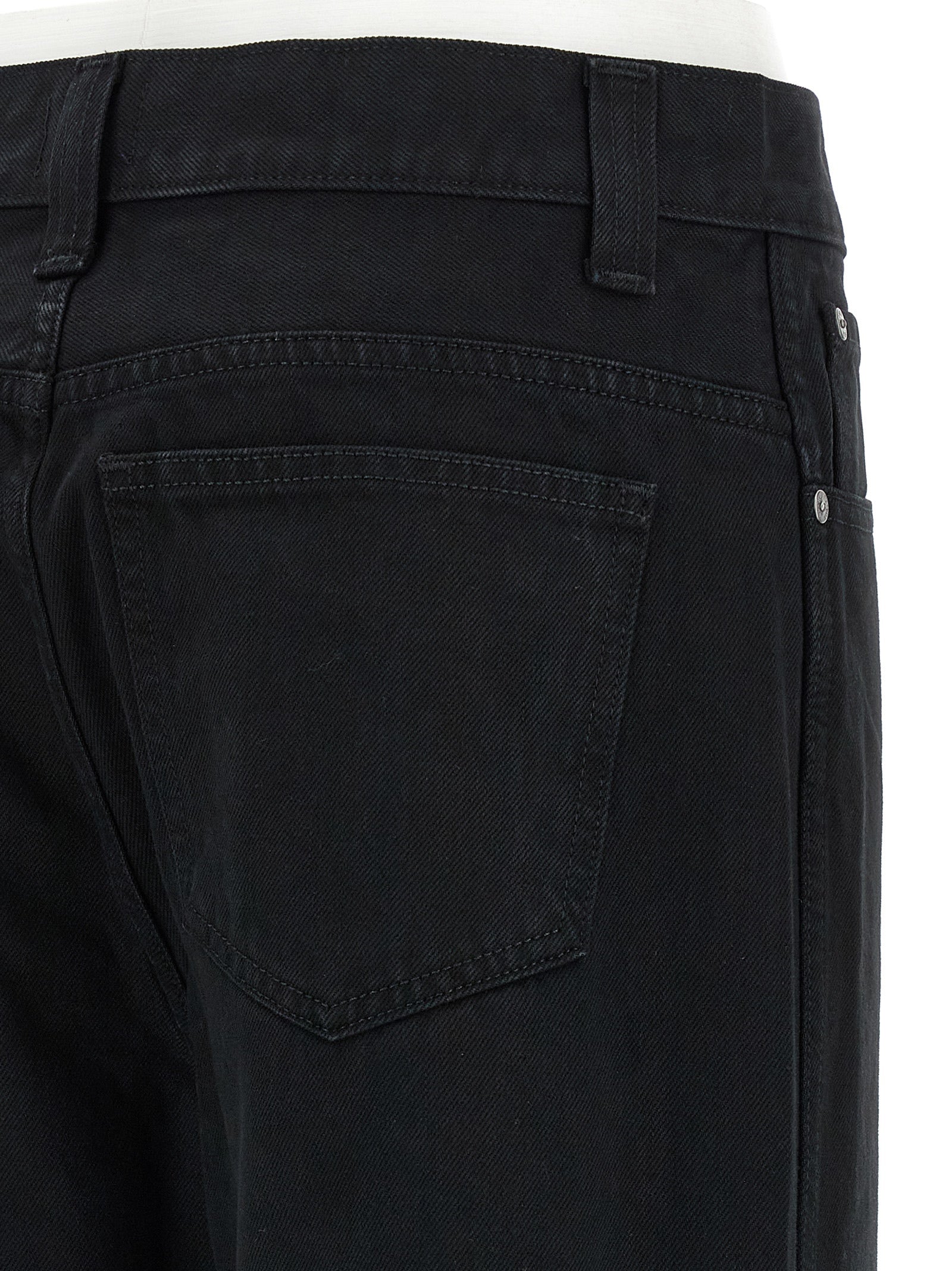 Black Cotton Jeans Denim