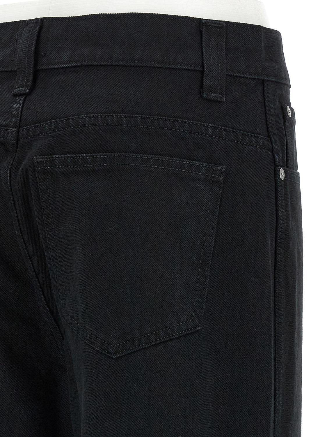 Black Cotton Jeans Denim