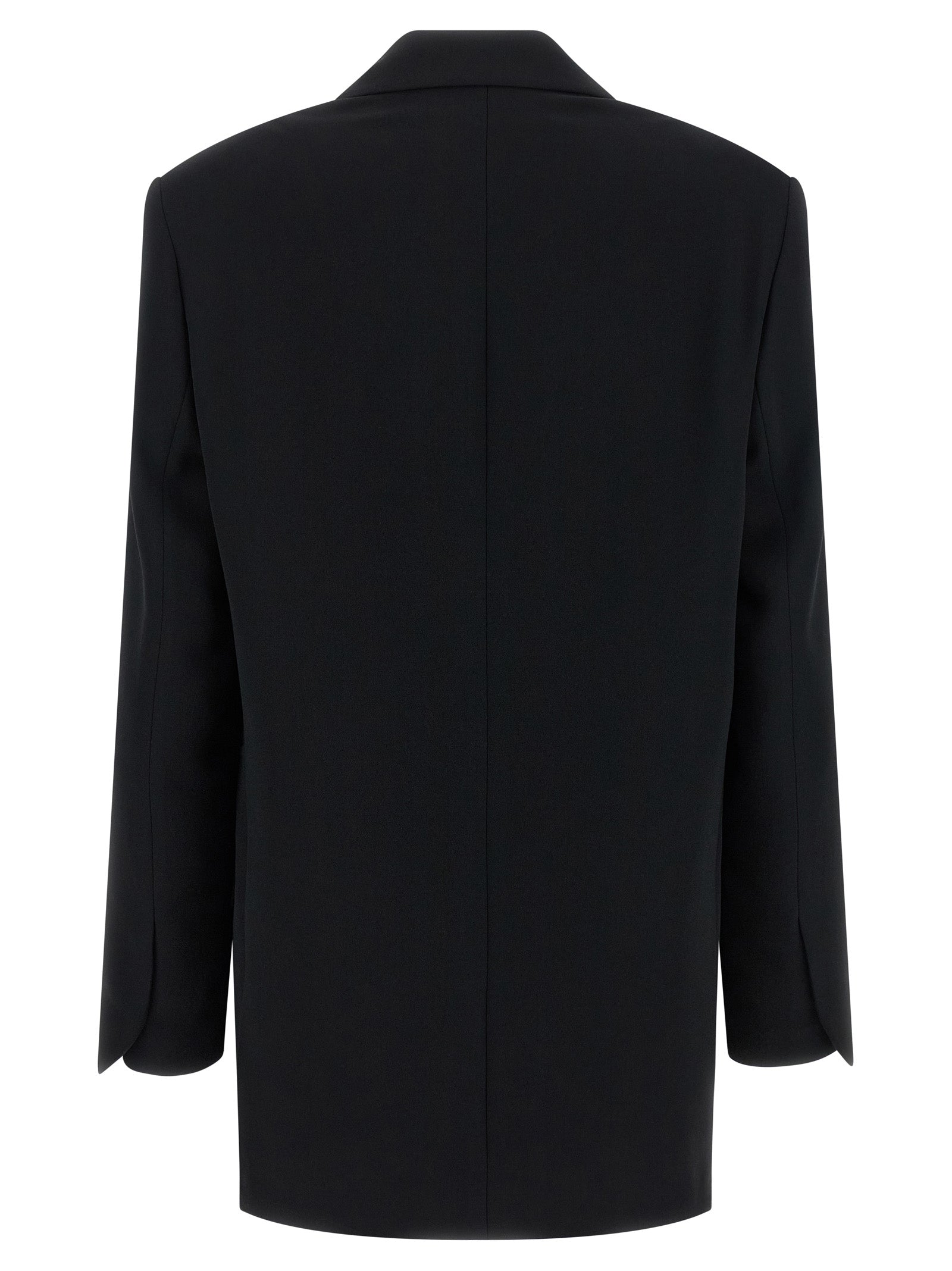 Black Polyester Blazer