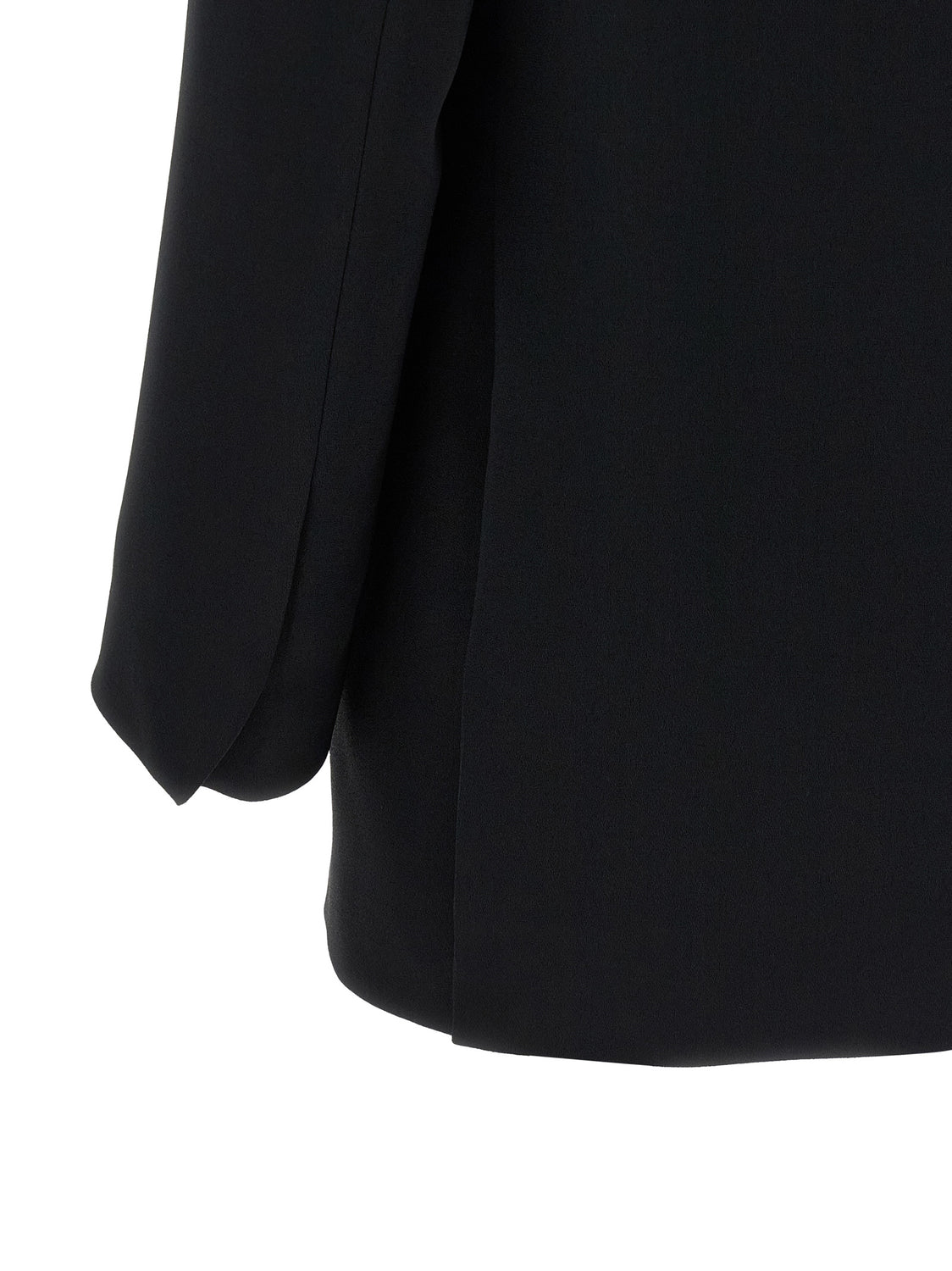 Black Polyester Blazer