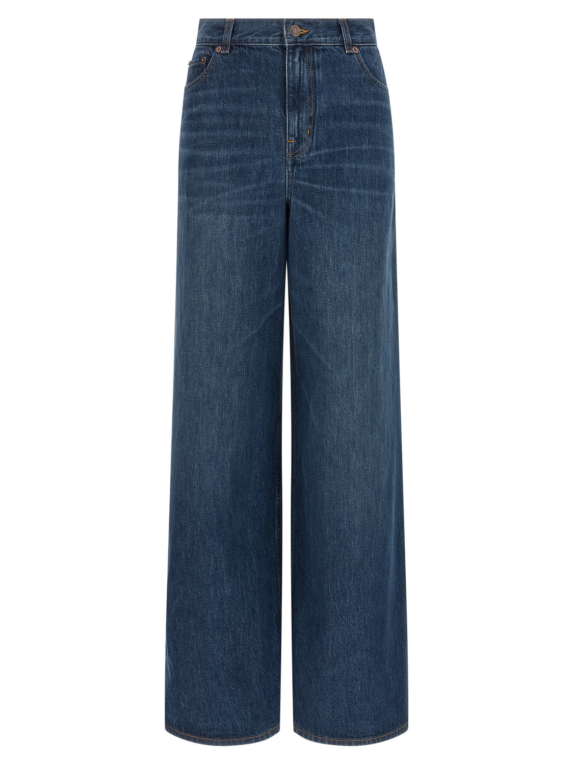 Blue Cotton Jeans Denim