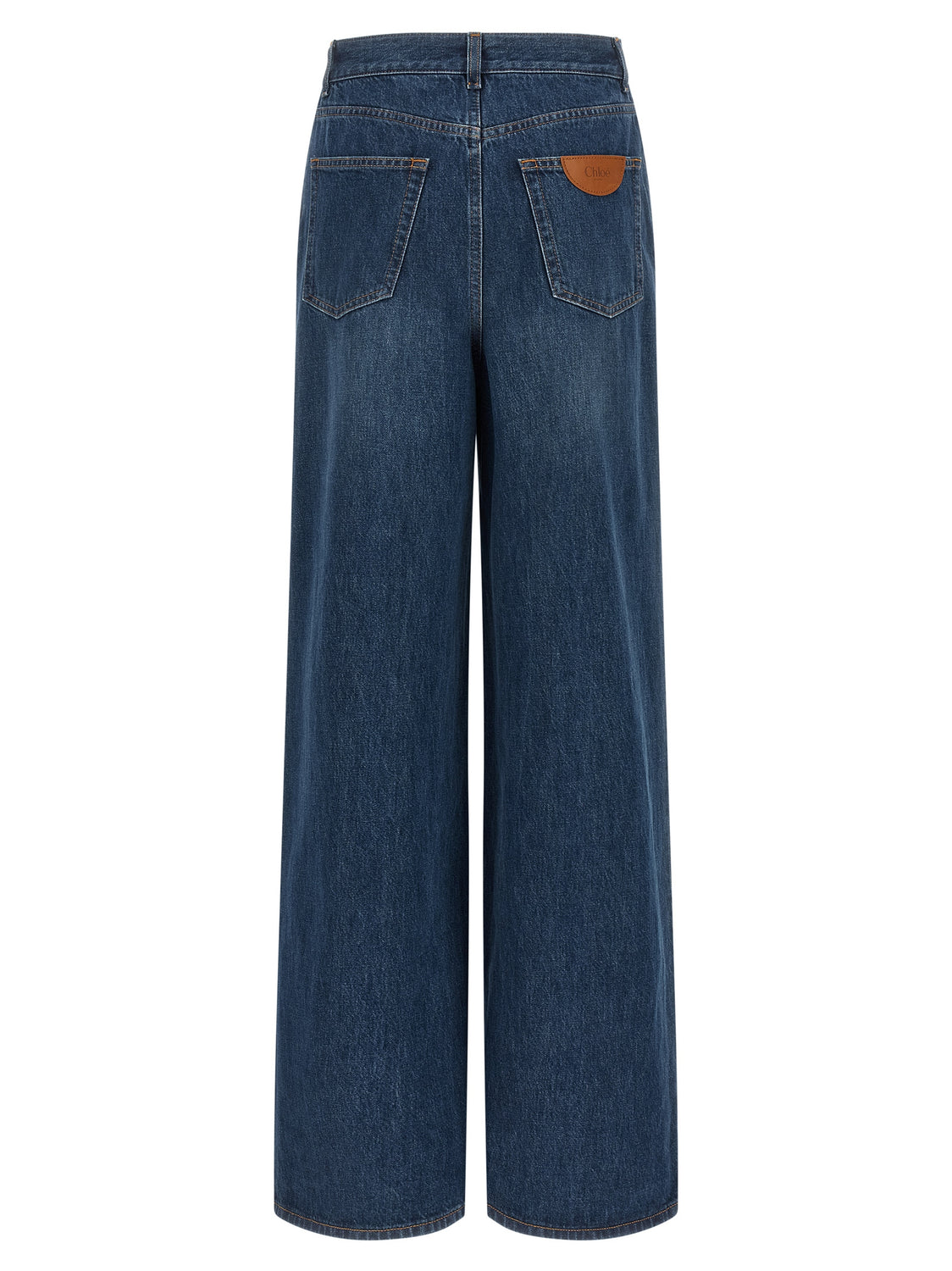Blue Cotton Jeans Denim